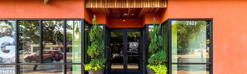Entrance of Regents West at 24th in Austin, Texas