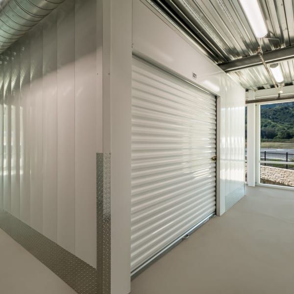 Large climate controlled indoor storage units at StorQuest Self Storage in Santa Clarita, California