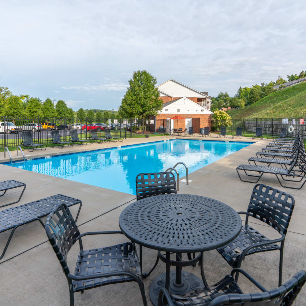 Swimming pool at Parkside Estates, Canonsburg, Pennsylvania