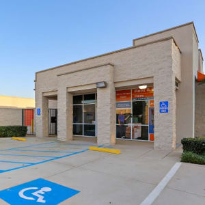 The front entrance to A-1 Self Storage in Huntington Beach, California