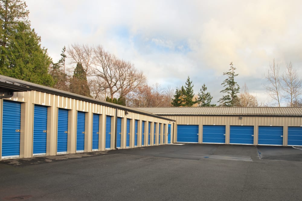 Outdoor units at Urban Storage on Bennett in Bellingham, Washington.
