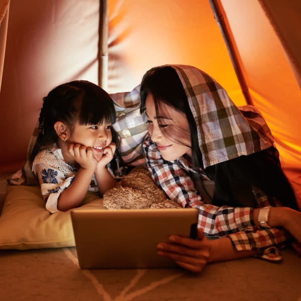 Mother and daughter spend quality time together at Arbor Grove, Stafford, Virginia