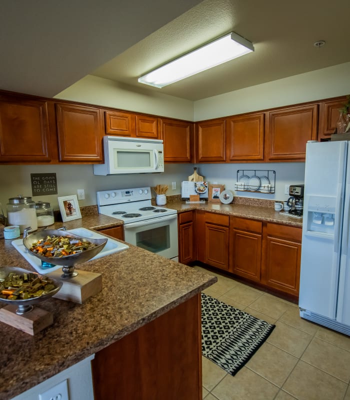 Kitchen at Colonies at Hillside in Amarillo, Texas