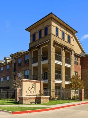 Exterior of the main entrance at Auberge of Burleson in Burleson, Texas