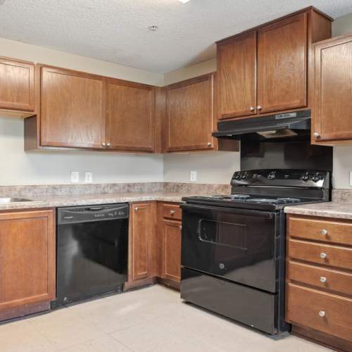 Spacious kitchen at Fellwood II in Savannah, Georgia