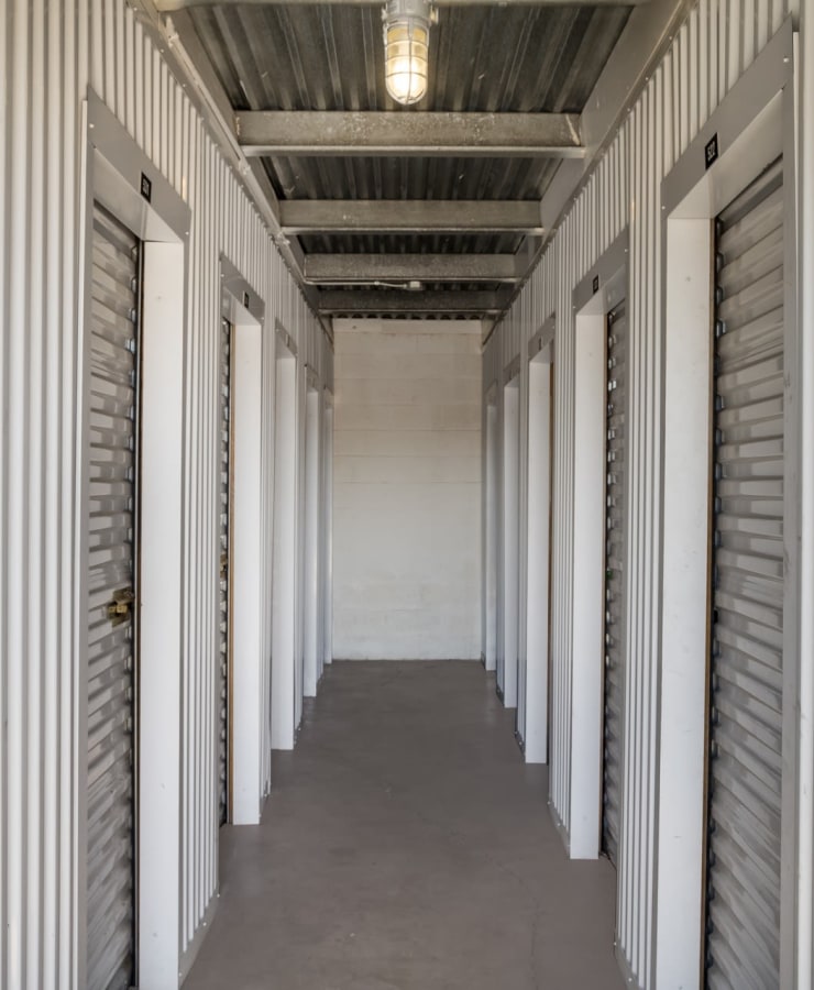 Indoor self storage units at StorQuest Self Storage in Phoenix, Arizona