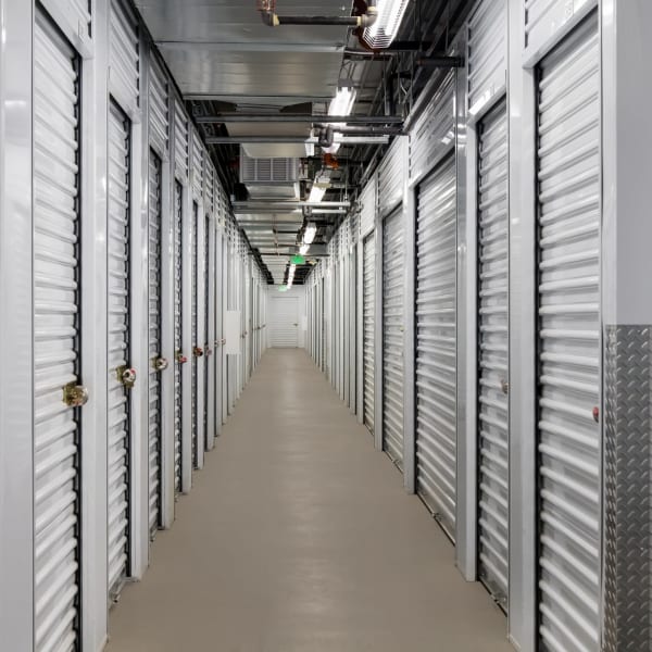 Climate controlled indoor storage units at StorQuest Self Storage in Sun City, Arizona