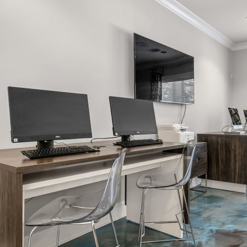 Business center at Marq Perimeter in Atlanta, Georgia