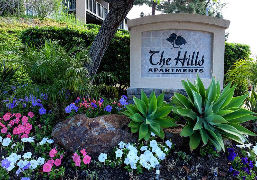 Signage of The Hills in San Diego, California