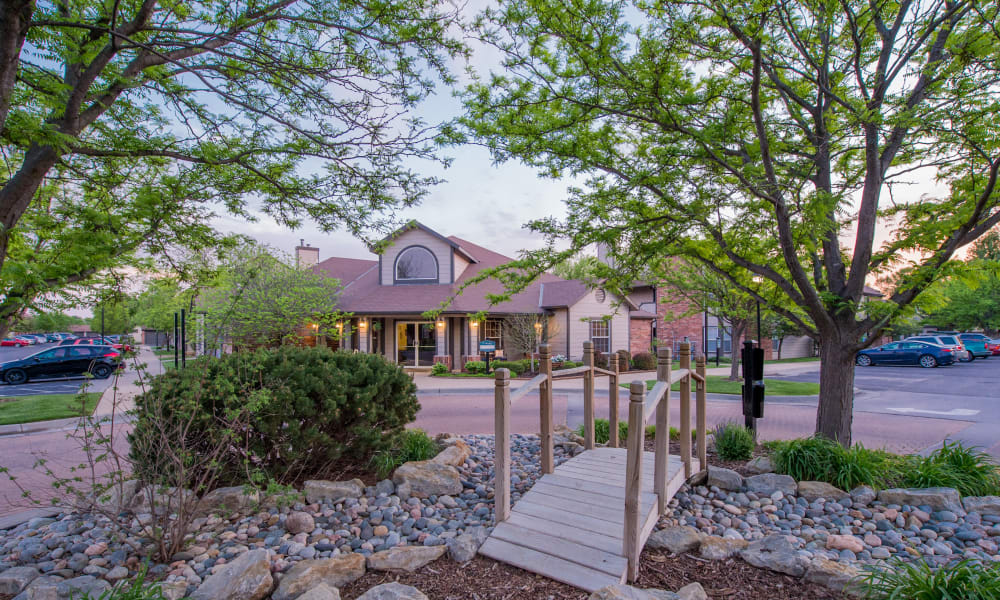 Exterior at Huntington Park Apartments in Wichita, Kansas