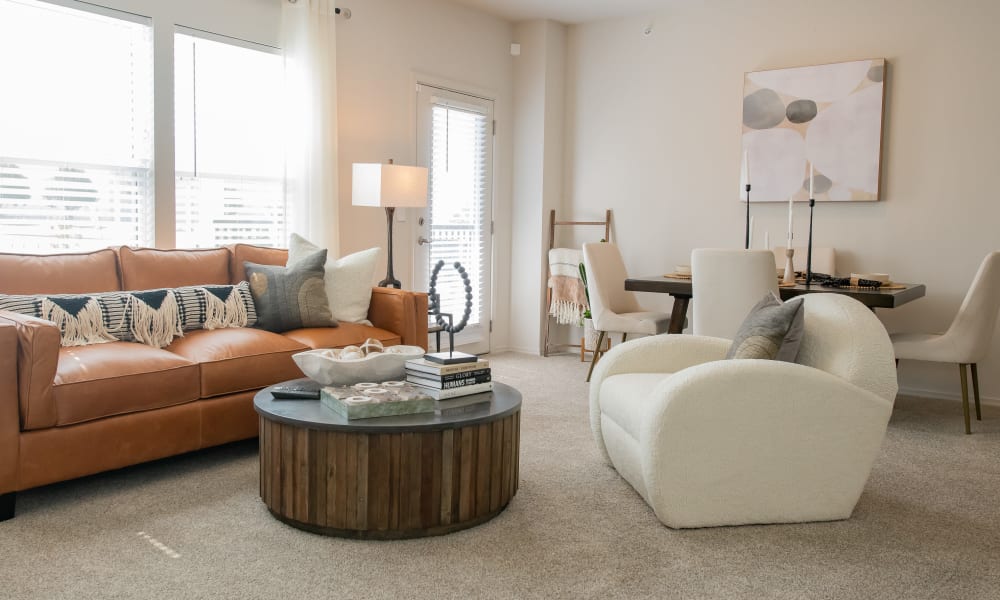 Living room at Artisan Crossing in Norman, Oklahoma