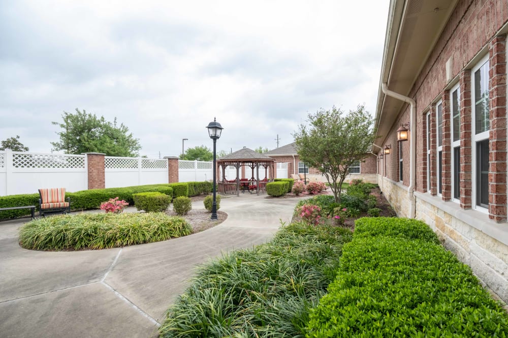 Dining room at The Heritage of CyFair in Houston, Texas