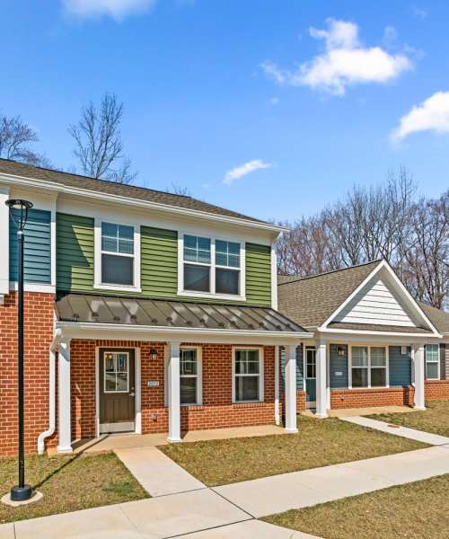Exterior view at Brock Bridge Landing in Jessup, Maryland