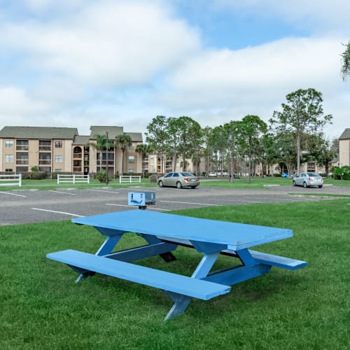 Picnic area at The Cascades at Kissimmee in Kissimmee, Florida