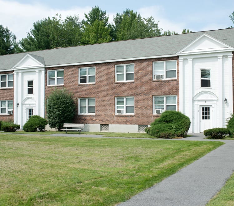 Exterior view of Netherlands Village in Schenectady, NY