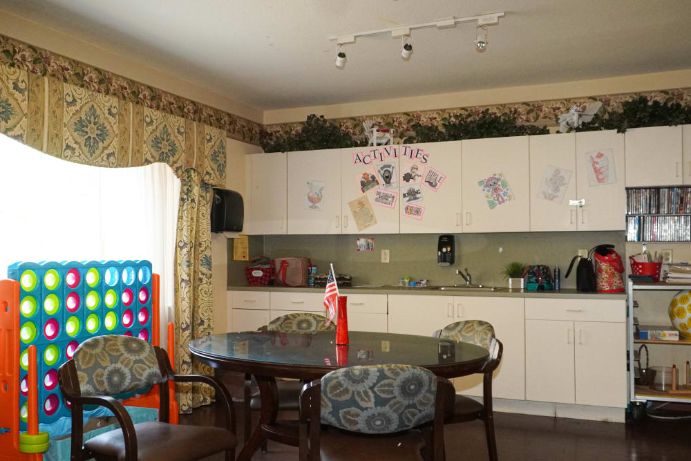 Activity room at The Club at Bartow in Bartow, Florida