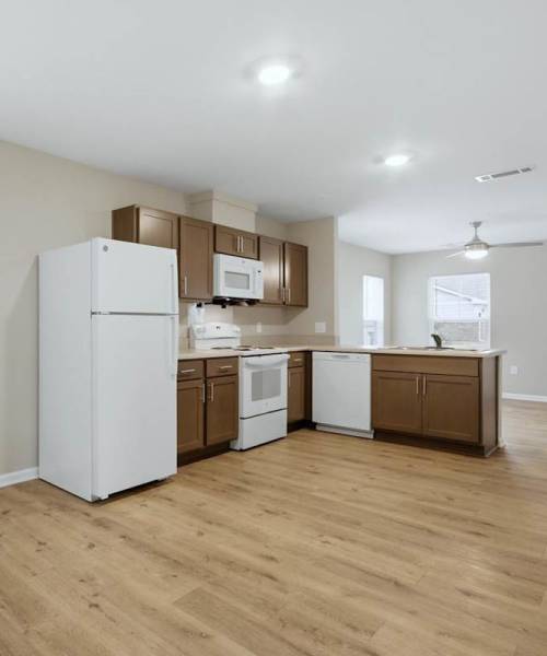Modern kitcen at Prior Farms in Madison, Georgia