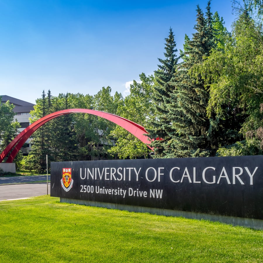 The University of Calgary is just north of the Varsity neighbourhood