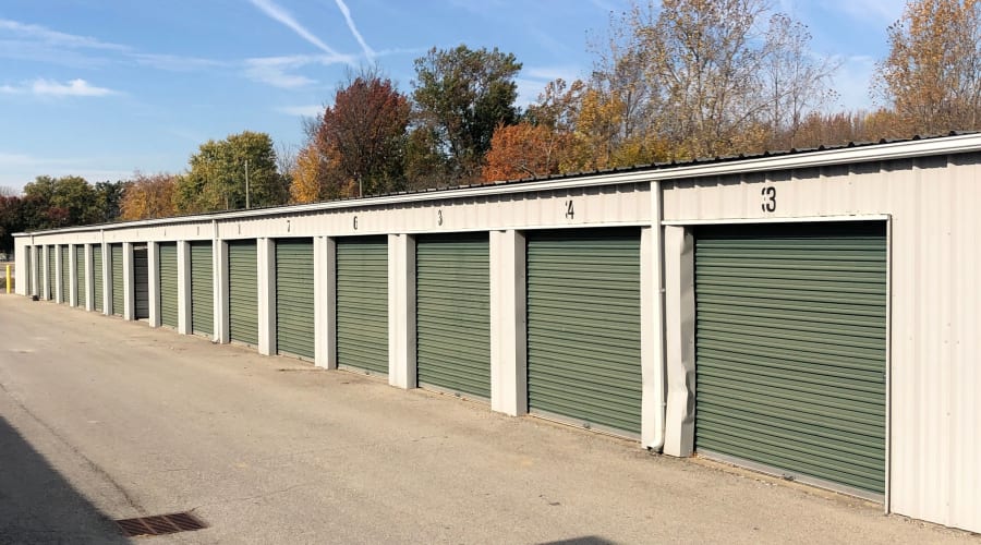 Exterior of outdoor units at KO Storage in Louisville, Kentucky