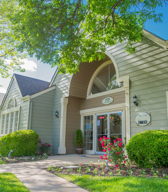 Exterior at Raintree Apartments in Wichita, Kansas