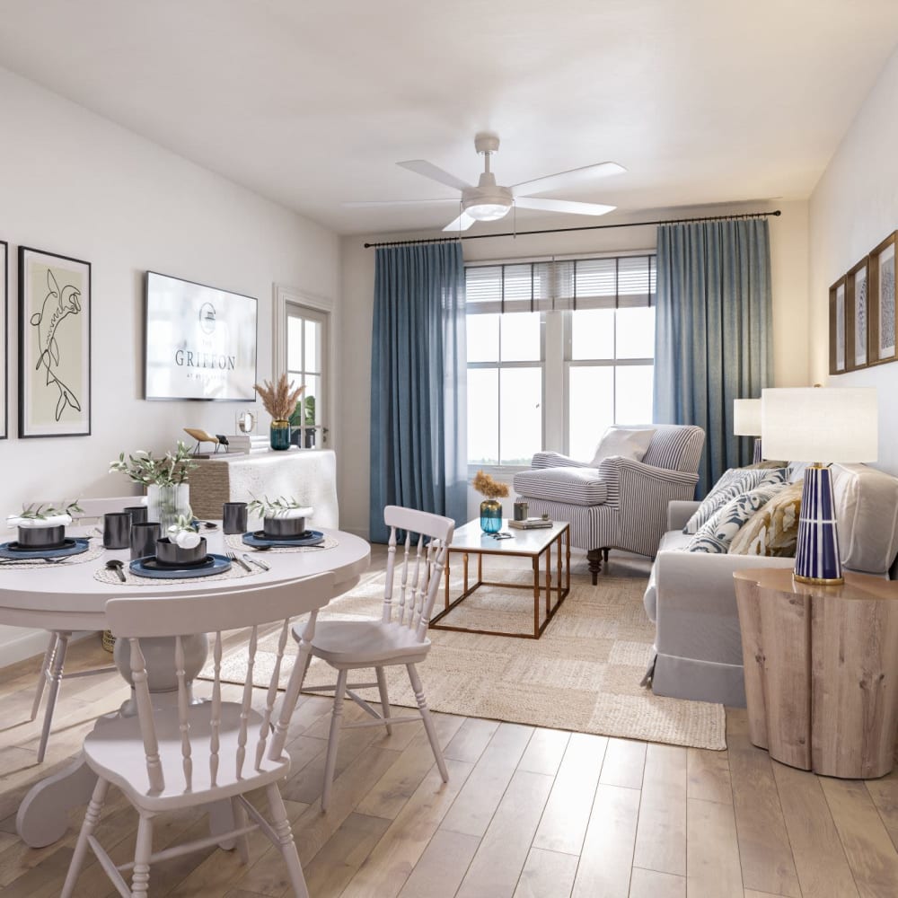 View two bedroom floor plans at The Griffon Vero Beach in Vero Beach, Florida
