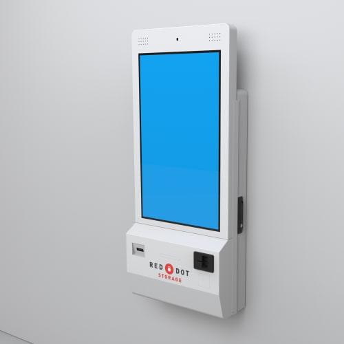 A rental kiosk at Red Dot Storage in Greenbrier, Tennessee
