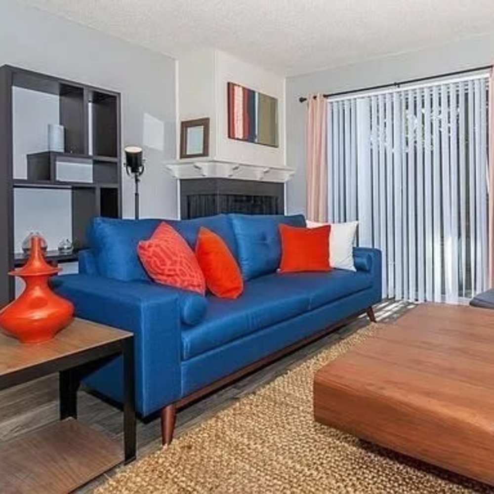 Living room at Barcelo Apartment Homes in San Antonio, Texas