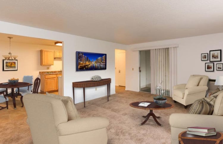 Beautifully designed living room at Henrietta Highlands