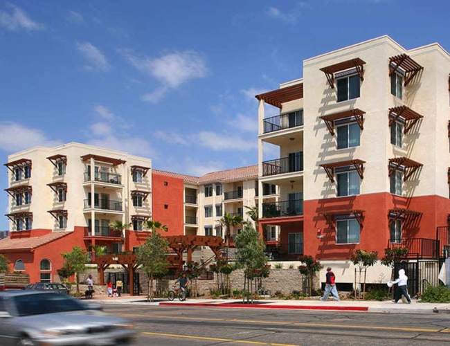 Charming community apartments at Los Vientos in San Diego, California
