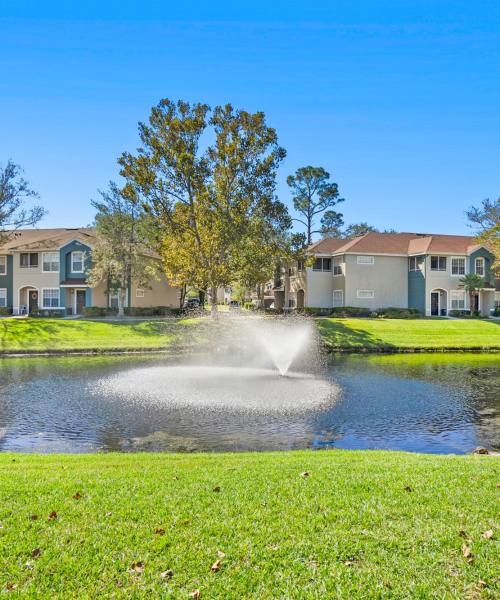 Fountain at Country Club Lakes in Jacksonville, Florida