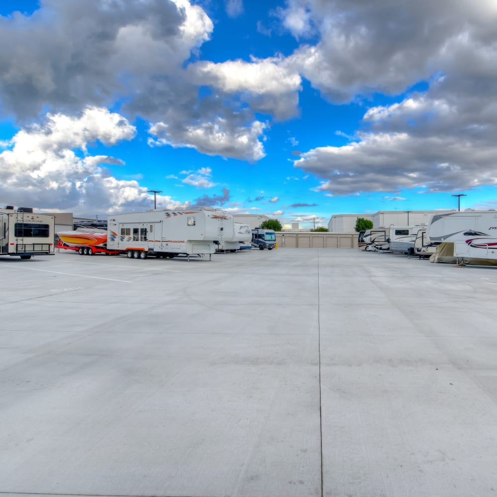 RV storage at My Self Storage Space in Brea, California