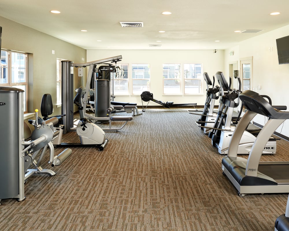 Gym at Heritage Meadow Apartments in Eugene, Oregon