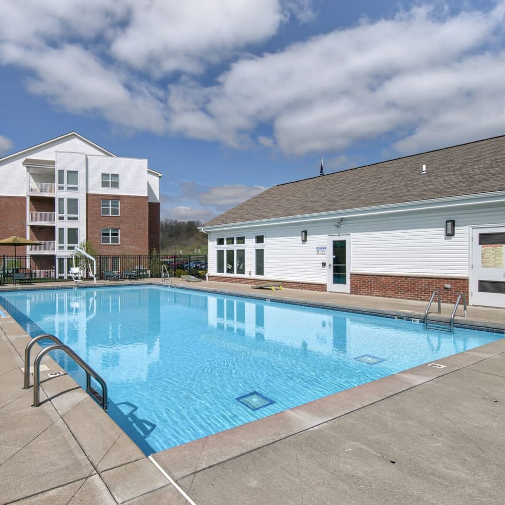 Swimming pool at Bright Oaks, Oakdale, Pennsylvania