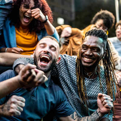 Group of happy residents at District at 54 in Raleigh,North Carolina