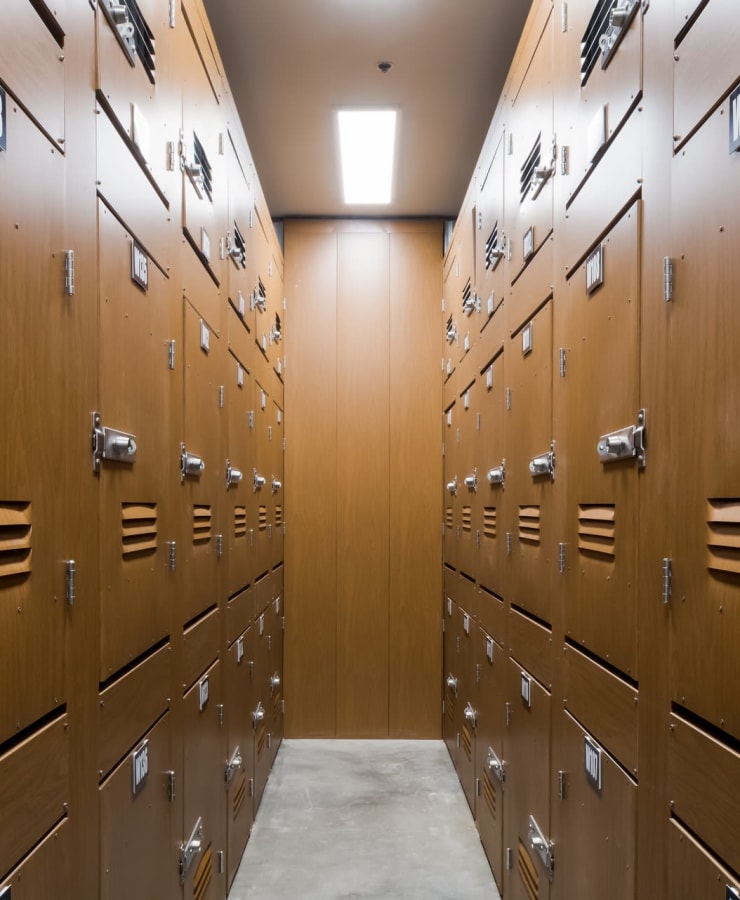 Wine storage at StorQuest Self Storage in Bellingham, Washington