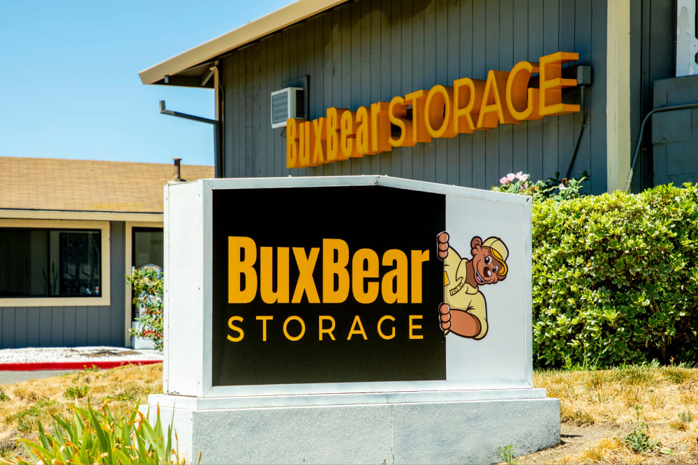 Storage Front sign at BuxBear Storage Santa Rosa in Santa Rosa, California