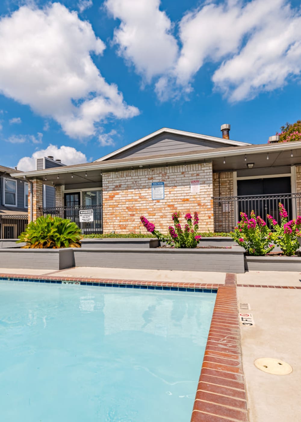 Rendering of residents swimming pool at Silver Creek in San Antonio, Texas