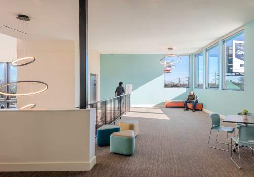 Lobby area at Laurel Creek Apartments in Austin, Texas