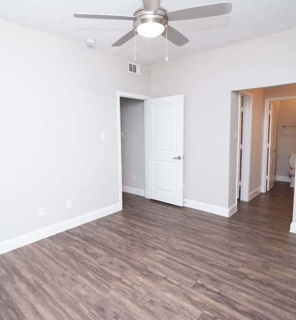 Bedroom at Green Tree Place in Houston, Texas