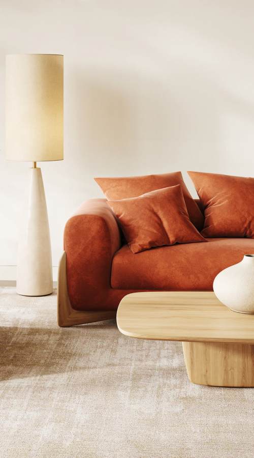 Beautiful bedroom at Residences at 111 Lyon in Grand Rapids, Michigan