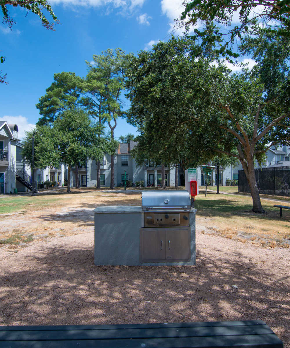 Bbq at Green Tree Place in Houston, Texas