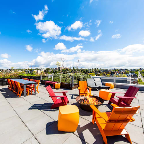 Rooftop lounge at Anthem on 12th in Seattle, Washington