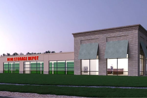 Indoor storage units at Mini Storage Depot in Louisville, Kentucky