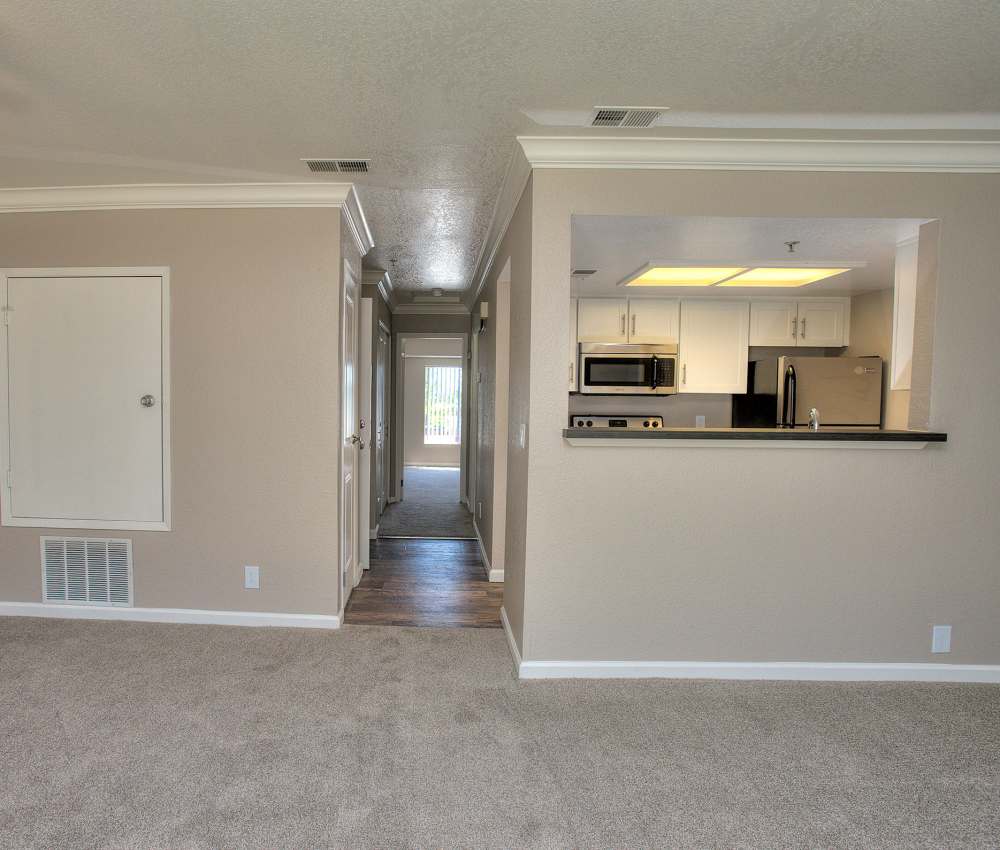 Living room at Sandpiper Village Apartment Homes in Vacaville,California