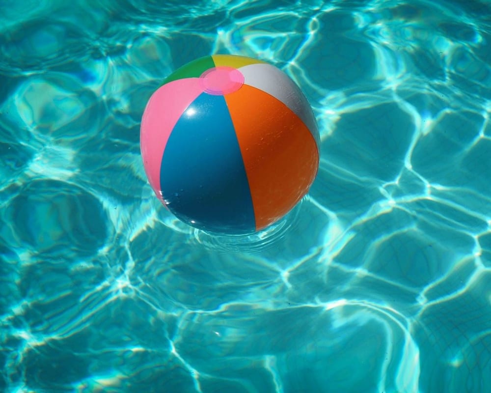 Pool area at San Leandro Racquet Club in San Leandro, California