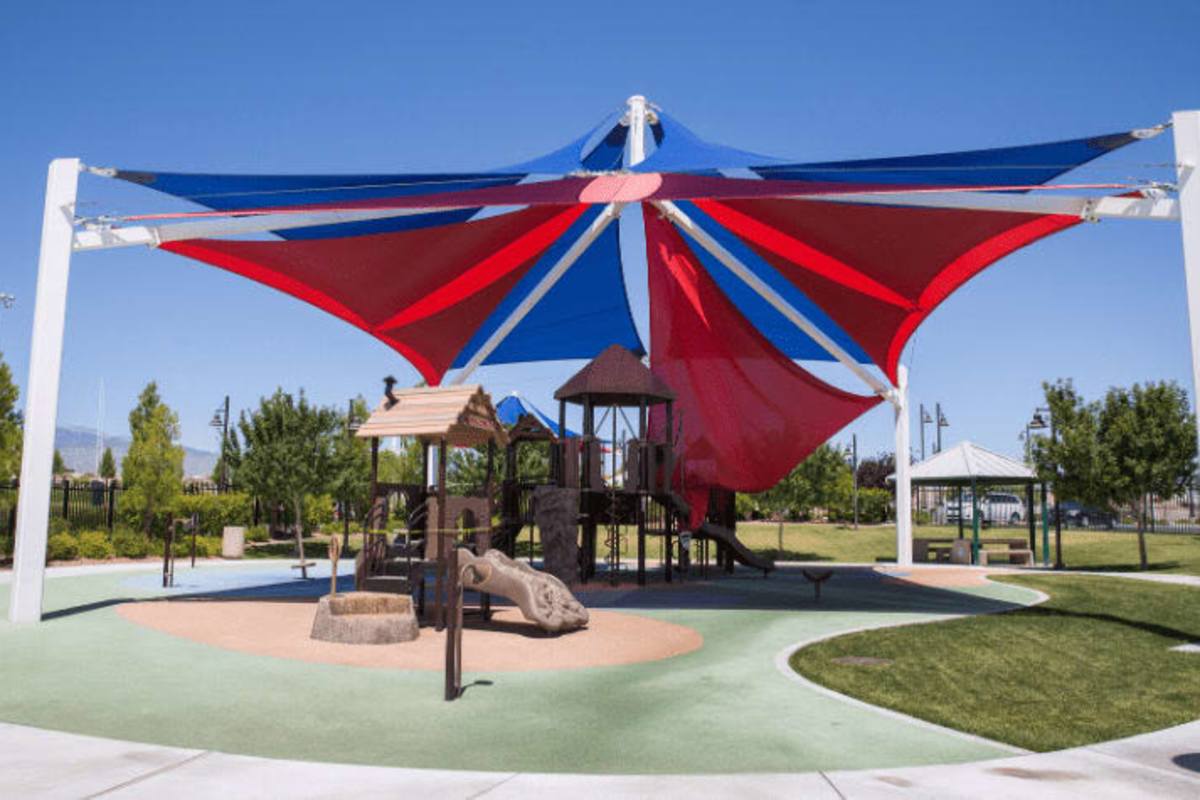 Community playground at Banyan Brighton in Las Vegas, Nevada