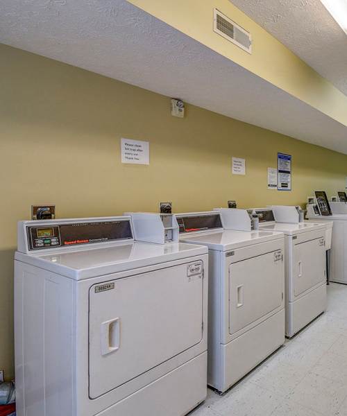 On-site laundry at Providence Greene I in Wheeling, West Virginia