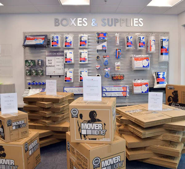 Packing and moving supplies for sale at Edgemark Self Storage in Glendale