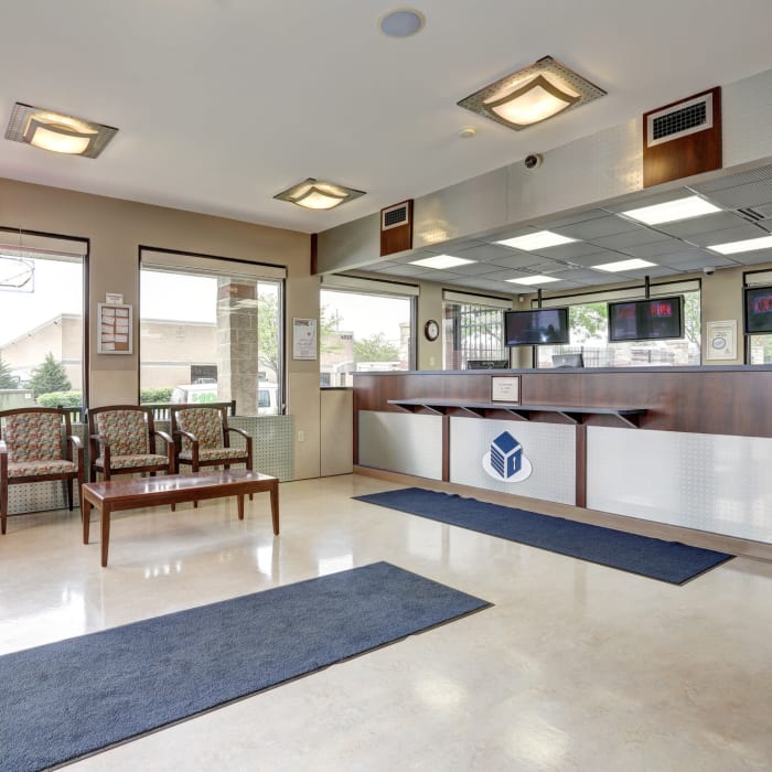 Lobby area of YourSpace Storage @ Ballenger Creek in Frederick, Maryland