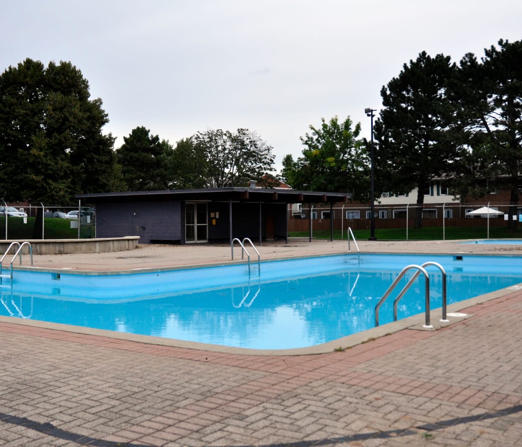 Refreshing pool at Georgian Court Estates in Burlington